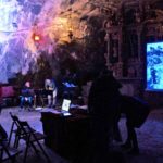 LACRIME NERE, Backstage - Massimo Somaglino, voce narrante; Graziella Qualizza, voce narrante in nediško; Yuri Ciccarese, flauto; Gianni Fassetta, fisarmonica; Ferruccio Clavora, Romeo Pignat, testi