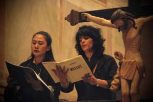 MANTICE IN CORO - Cesare Chiacchiaretta, fisarmonica; Marco Gemelli, fisarmonica; Laura Rizzetto, maestro di coro, mezzosoprano-alto; Giuliano Fracasso, direttore di coro e orchestra; Coro Santa Cecilia, coro ed ensemble vocale